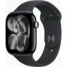 Apple Watch 11 46mm Aluminium Jet Black avec Black Sport Band S/M/ MEUW4